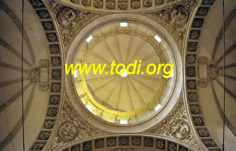 Il Tempio della Consolazione di Todi - interno cupola